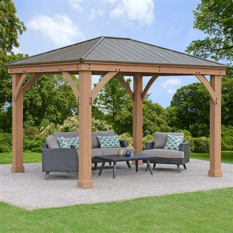 Grab a cool drink and settle in for a relaxing afternoon under our 12' x 16' Breeze <b>Pergola</b>. . Costco pergola 12x16